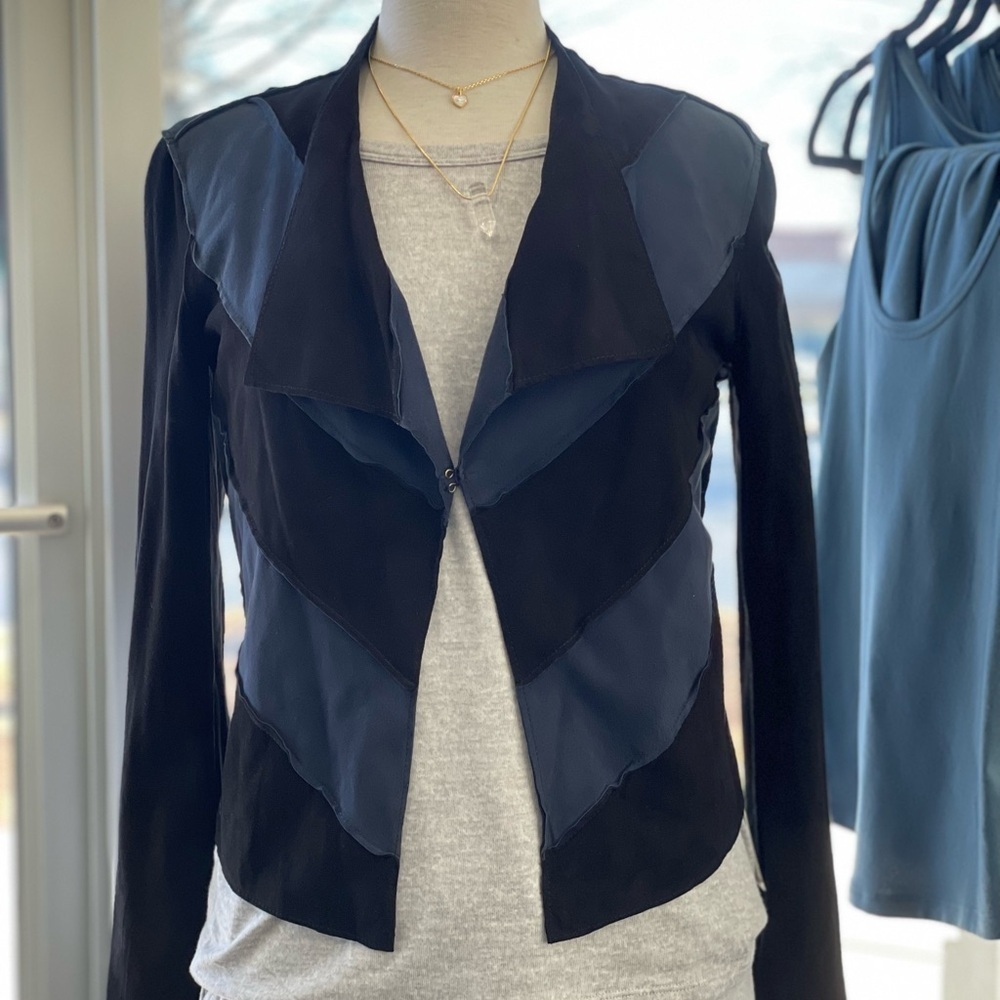 Ella Moss Suede Drape Jacket Size XS